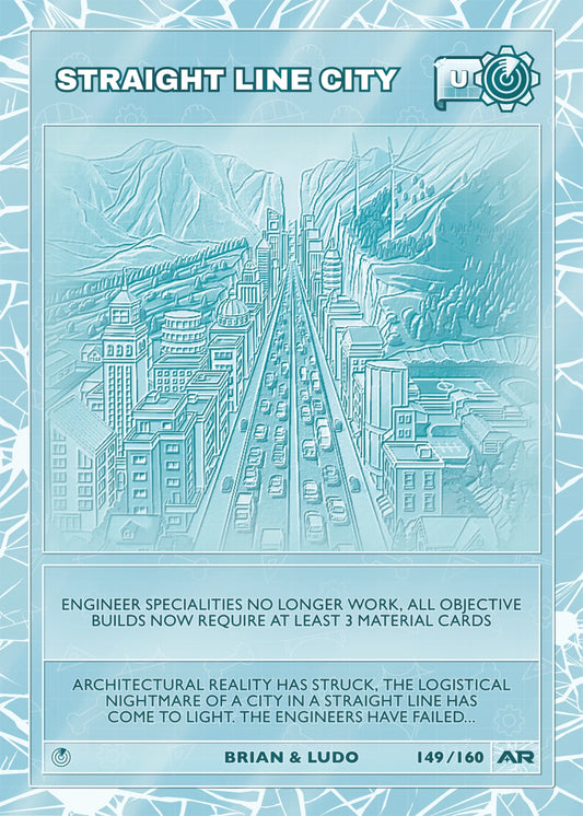 Straight Line City — Glass Uncommon, Civil Draft Series 2 card