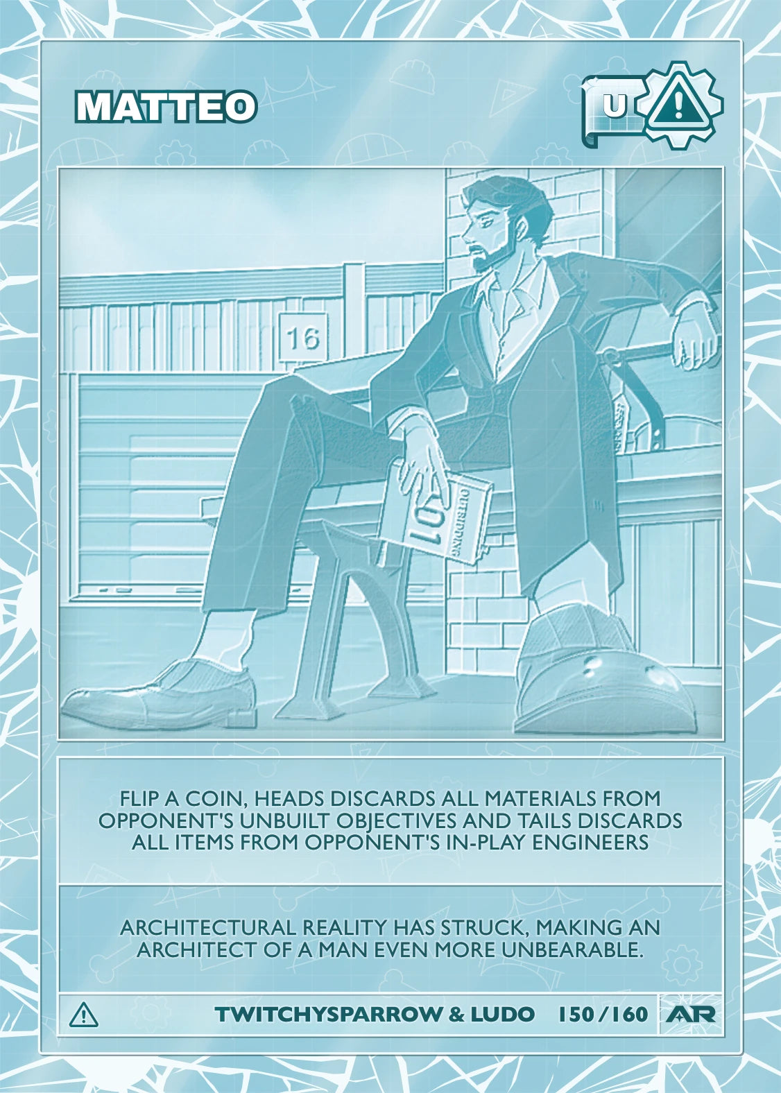Matteo — Glass Uncommon, Civil Draft Series 2 card