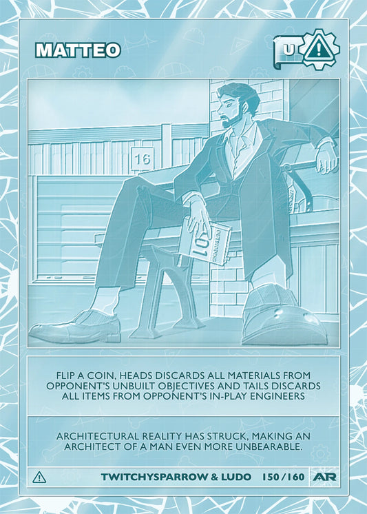 Matteo — Glass Uncommon, Civil Draft Series 2 card