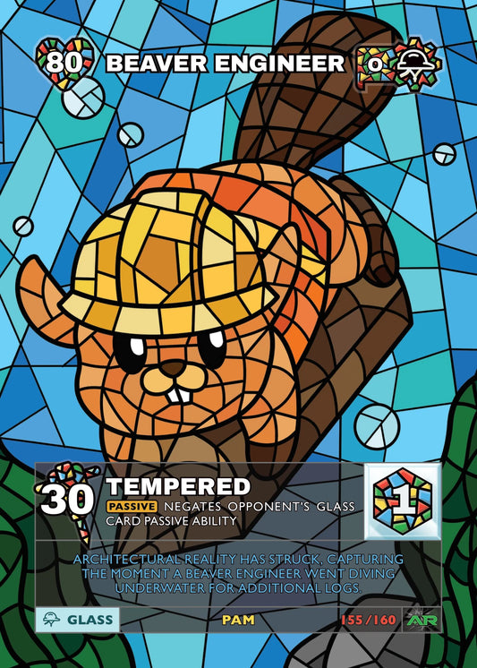 Beaver Engineer — Overengineered, Civil Draft Series 2 card