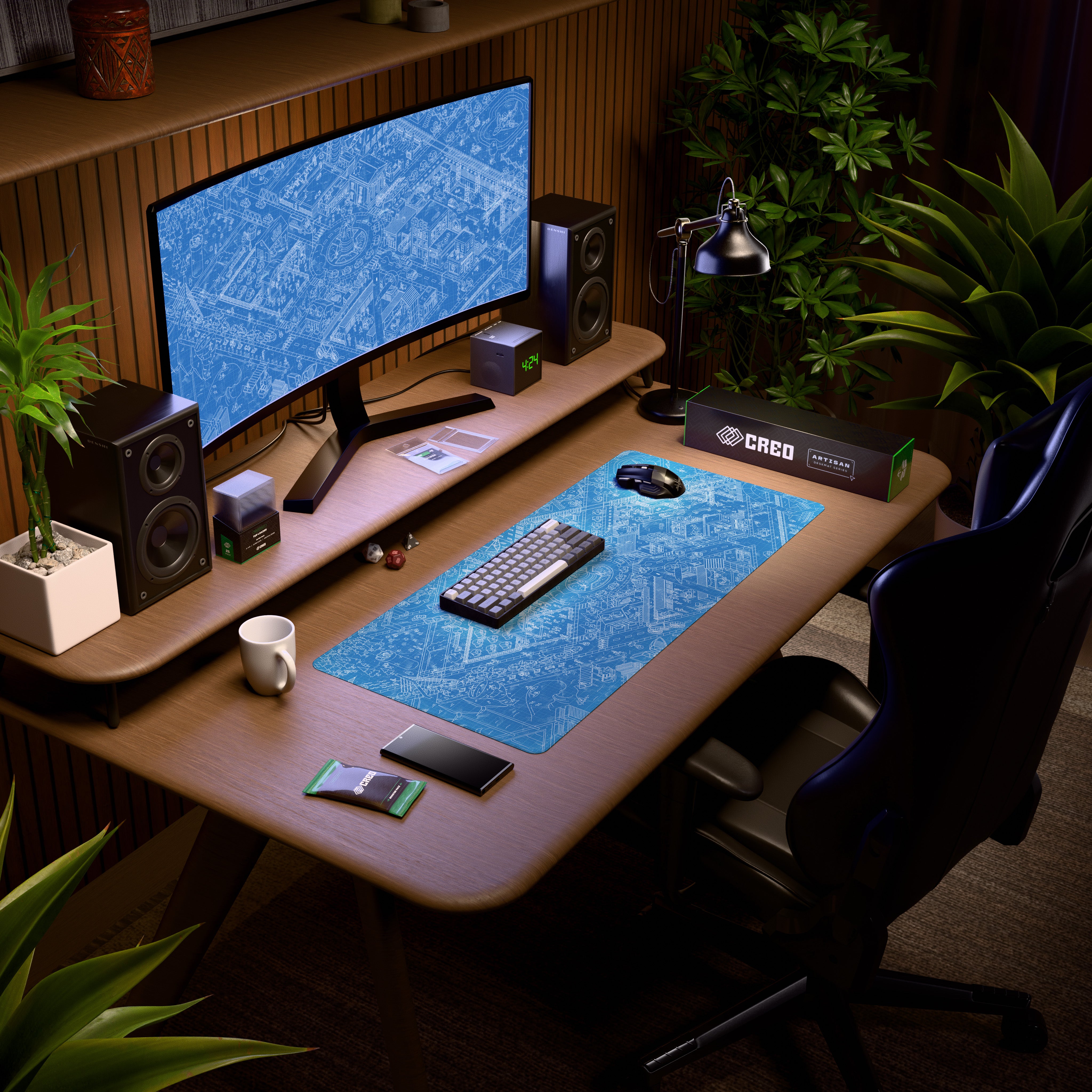 Civil Draft DeskMatt Blueprint 900x400 – CREO