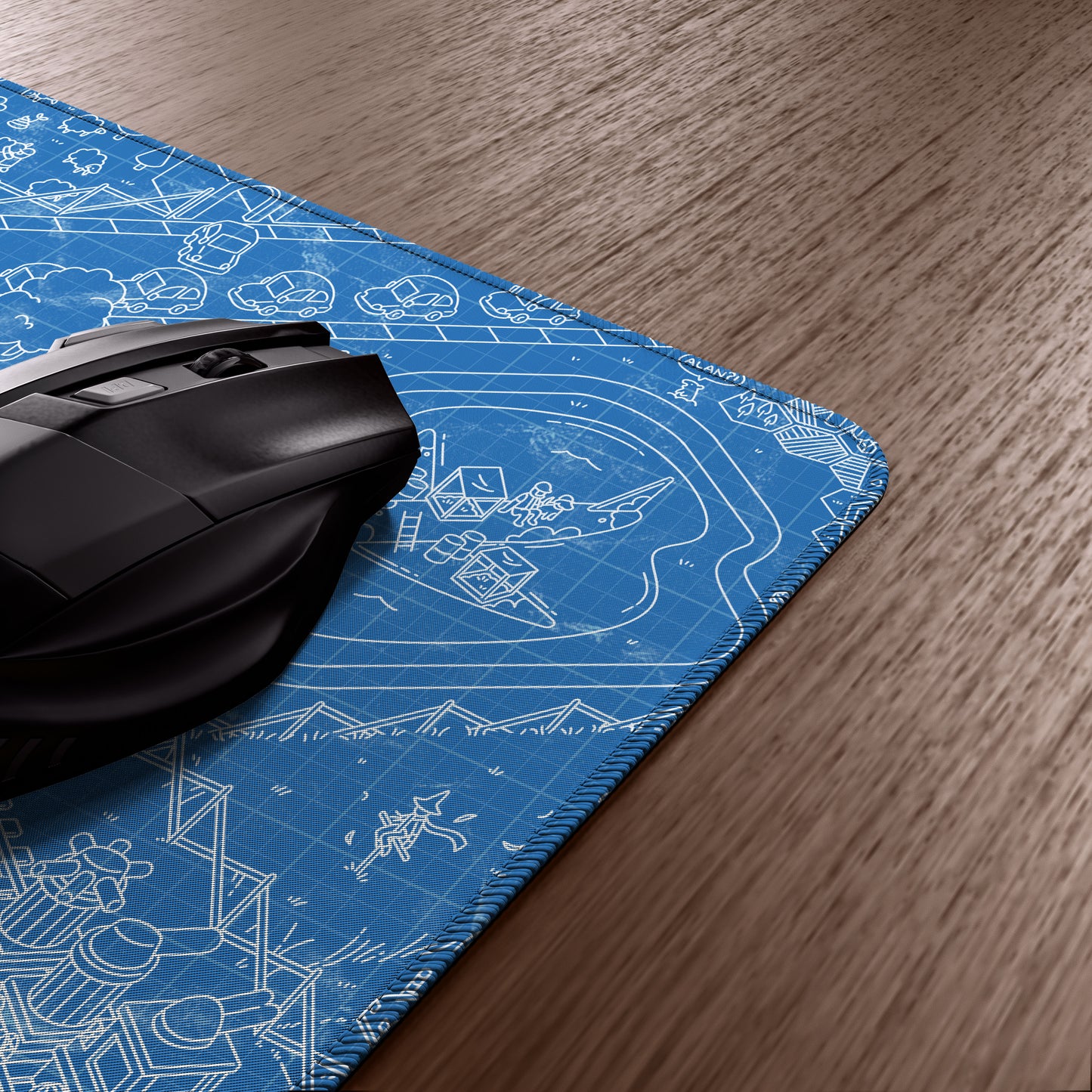 Civil Draft DeskMatt Blueprint 900x400