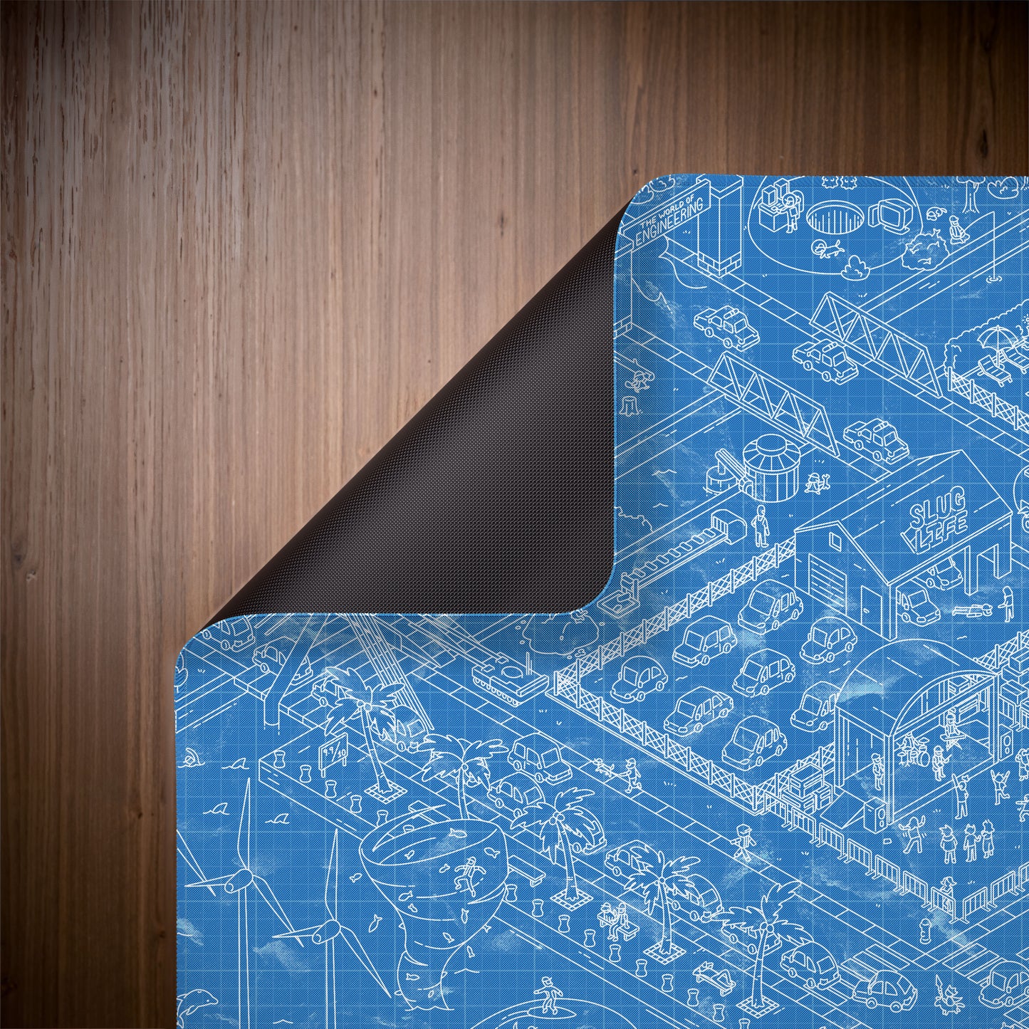 Civil Draft DeskMatt Blueprint 900x400