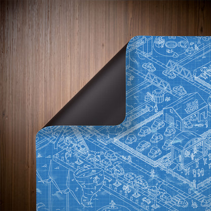 Civil Draft DeskMatt Blueprint 900x400