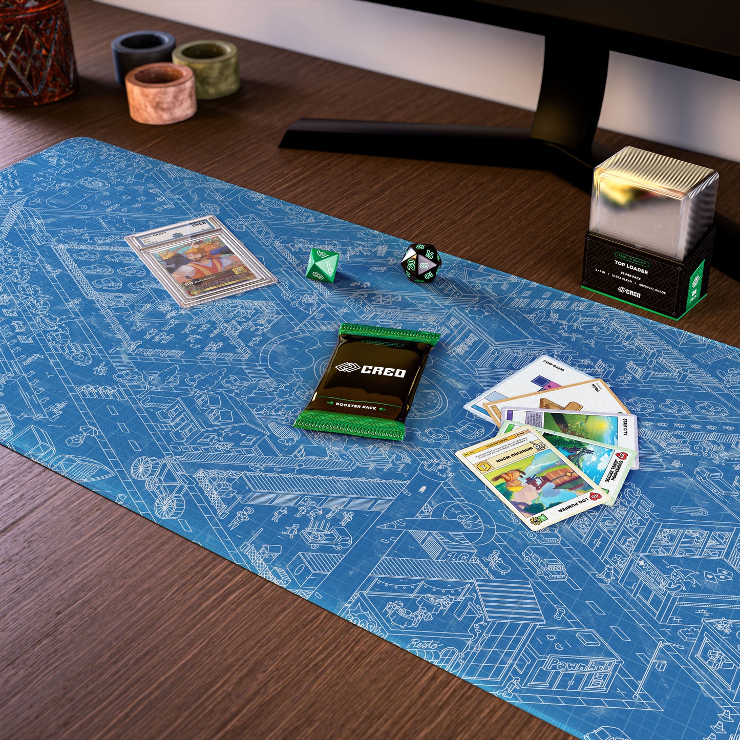 Civil Draft DeskMatt Blueprint 900x400