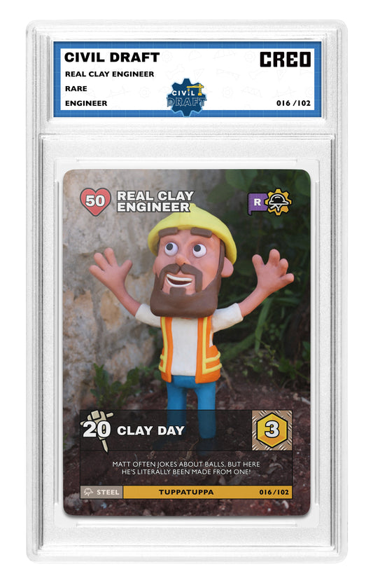 REAL CLAY ENGINEER - Rare