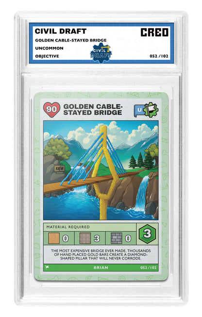 GOLDEN CABLE-STAYED BRIDGE - Uncommon