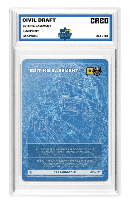 EDITING BASEMENT - Blueprint