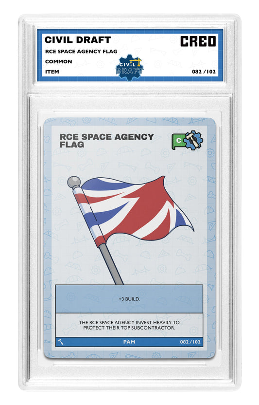 RCE SPACE AGENCY FLAG - Common