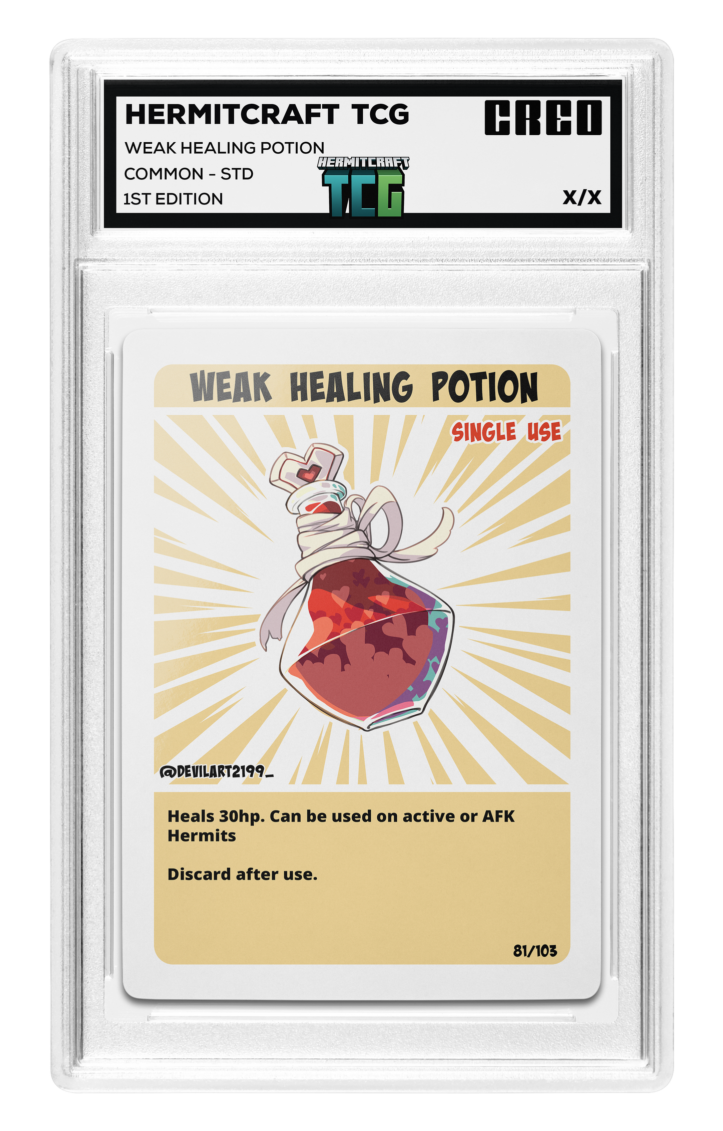 Weak Healing Potion - Effect